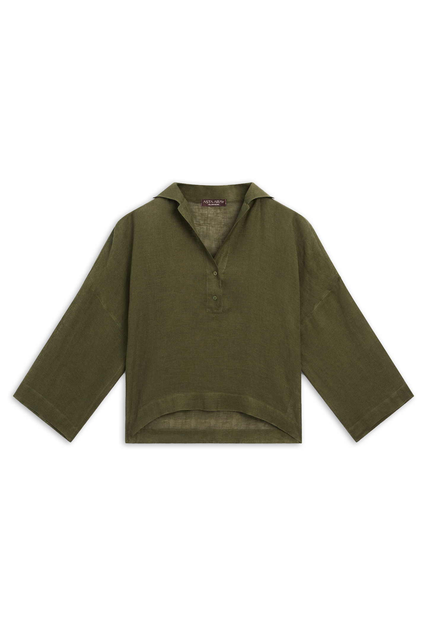 Loose Fit Linen Shirt