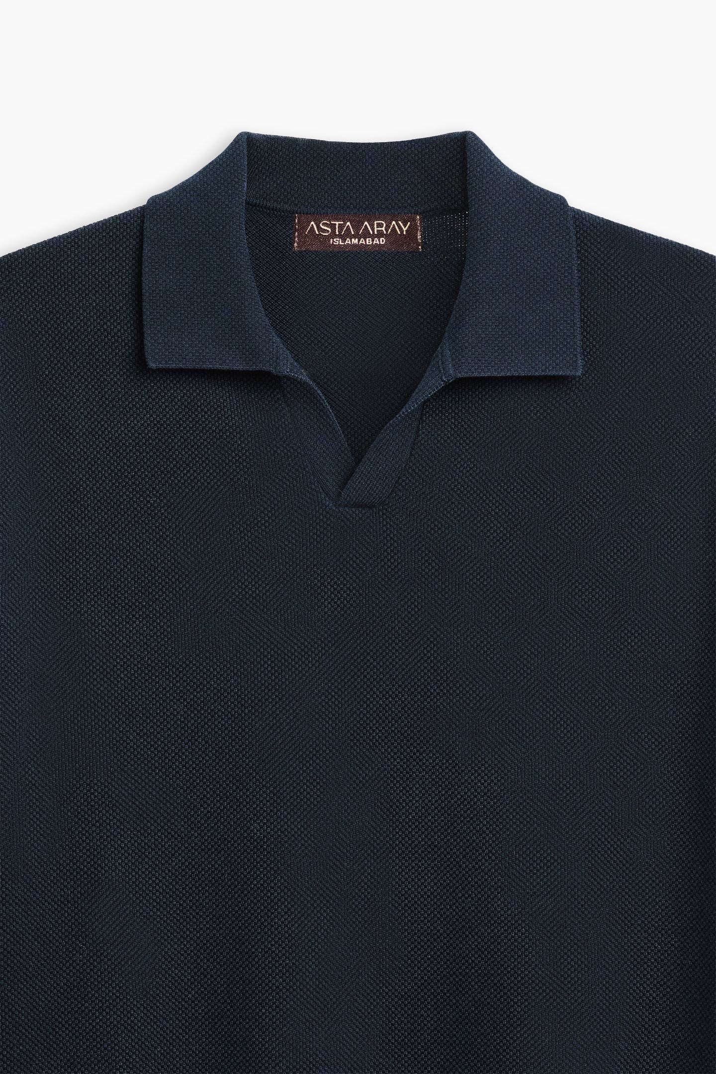 Textured Polo Shirt