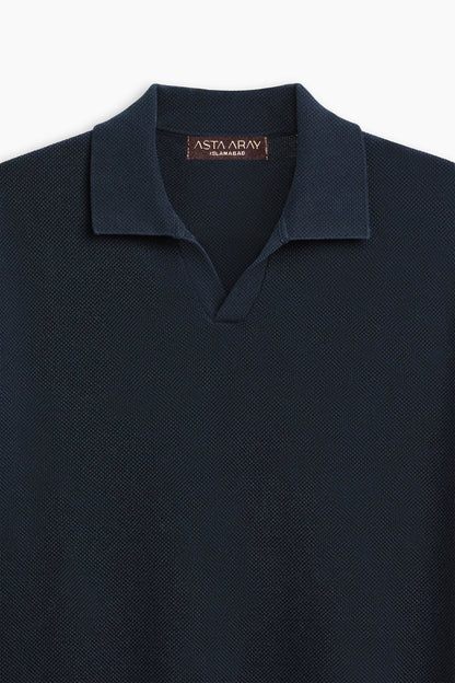 Textured Polo Shirt