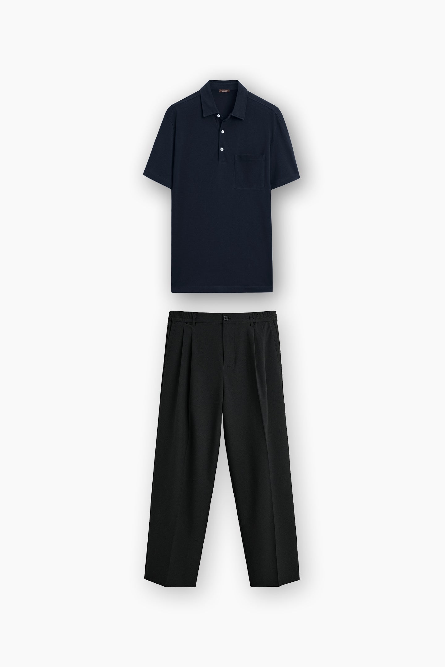 Navy Blue & Black S&T
