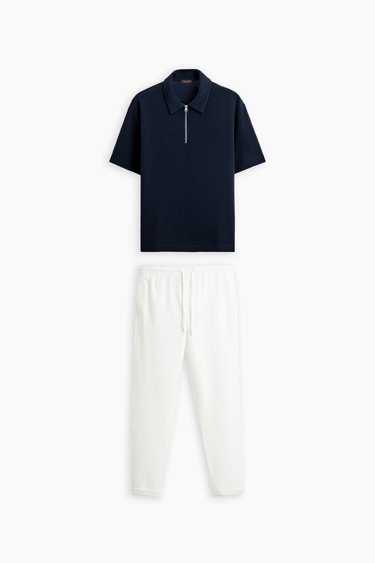 Navy Blue & White S&T Set