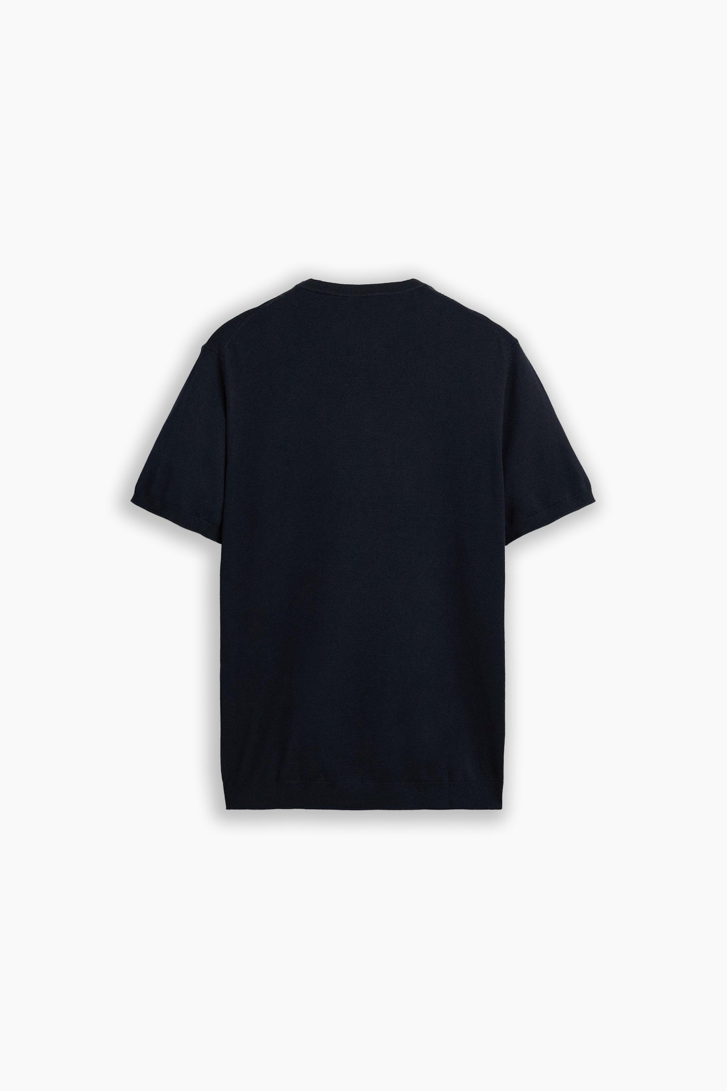 Navy Knit T-Shirt