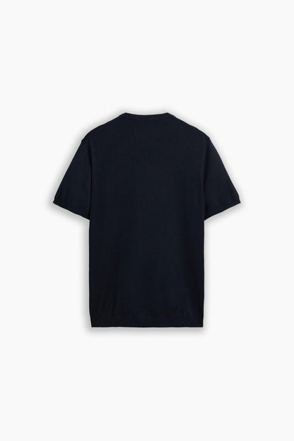 Navy Knit T-Shirt