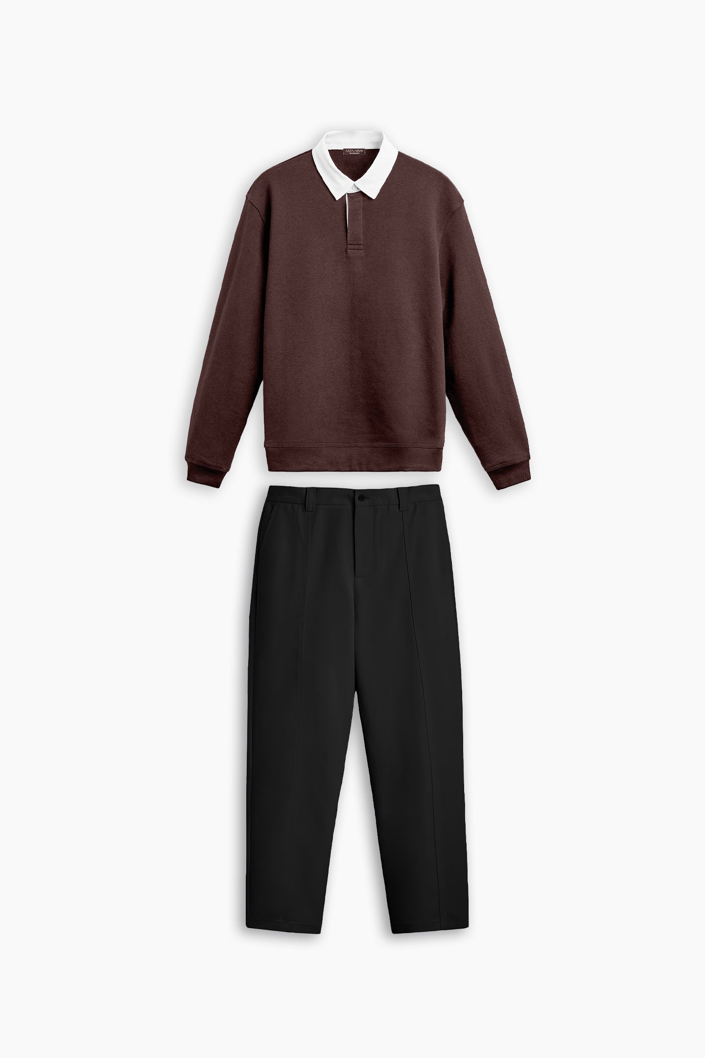 Contrast Polo & Black S&T