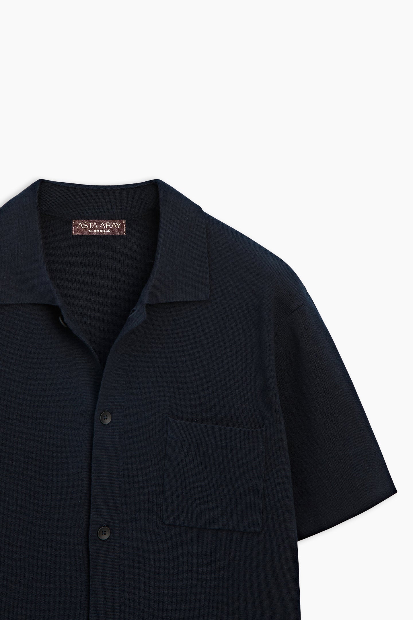 Navy Blue Cardigan Shirt