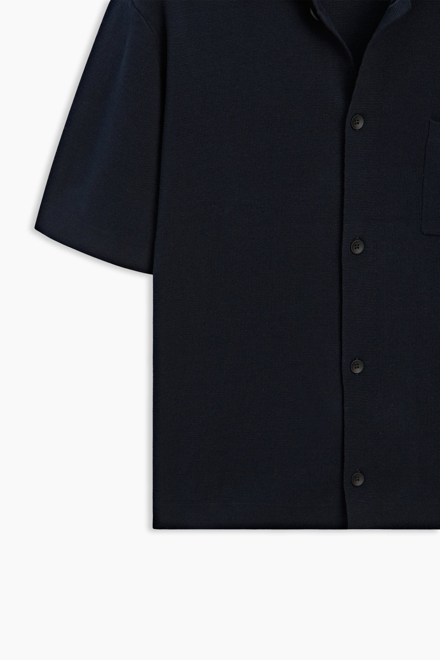 Navy Blue Cardigan Shirt