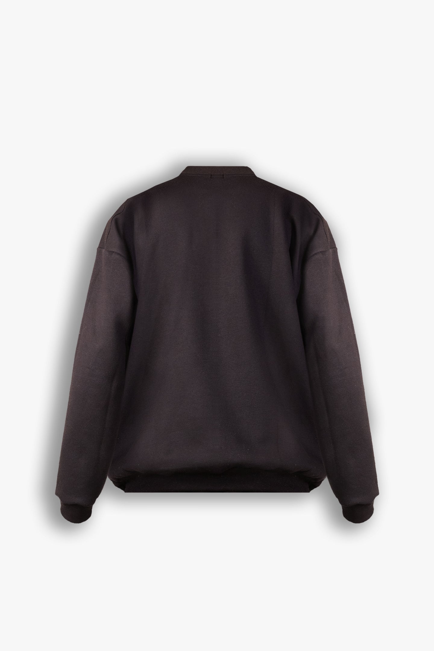 Shoulder Patch Black Sweatshirt
