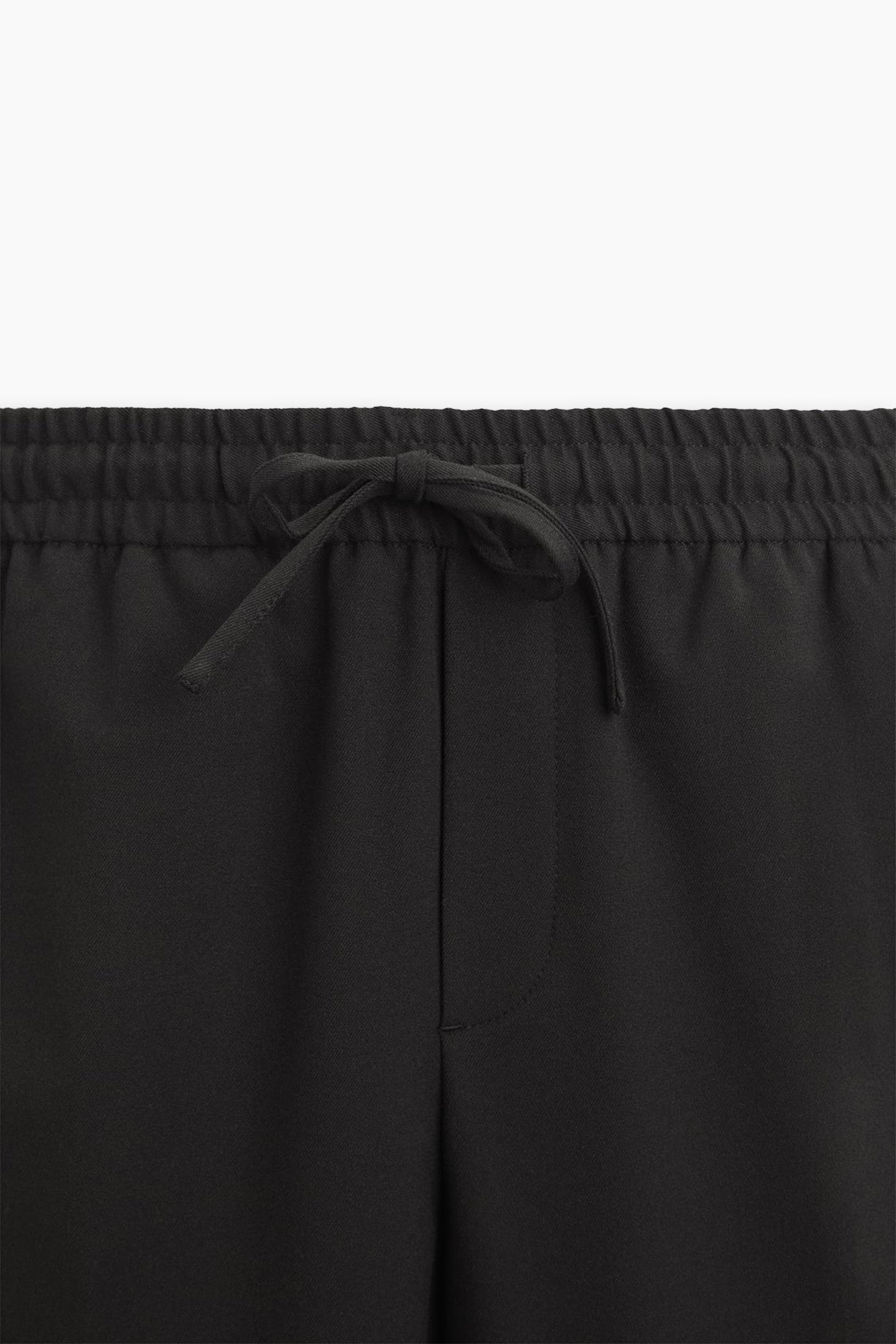 Tencel Elastic Waist Trousers