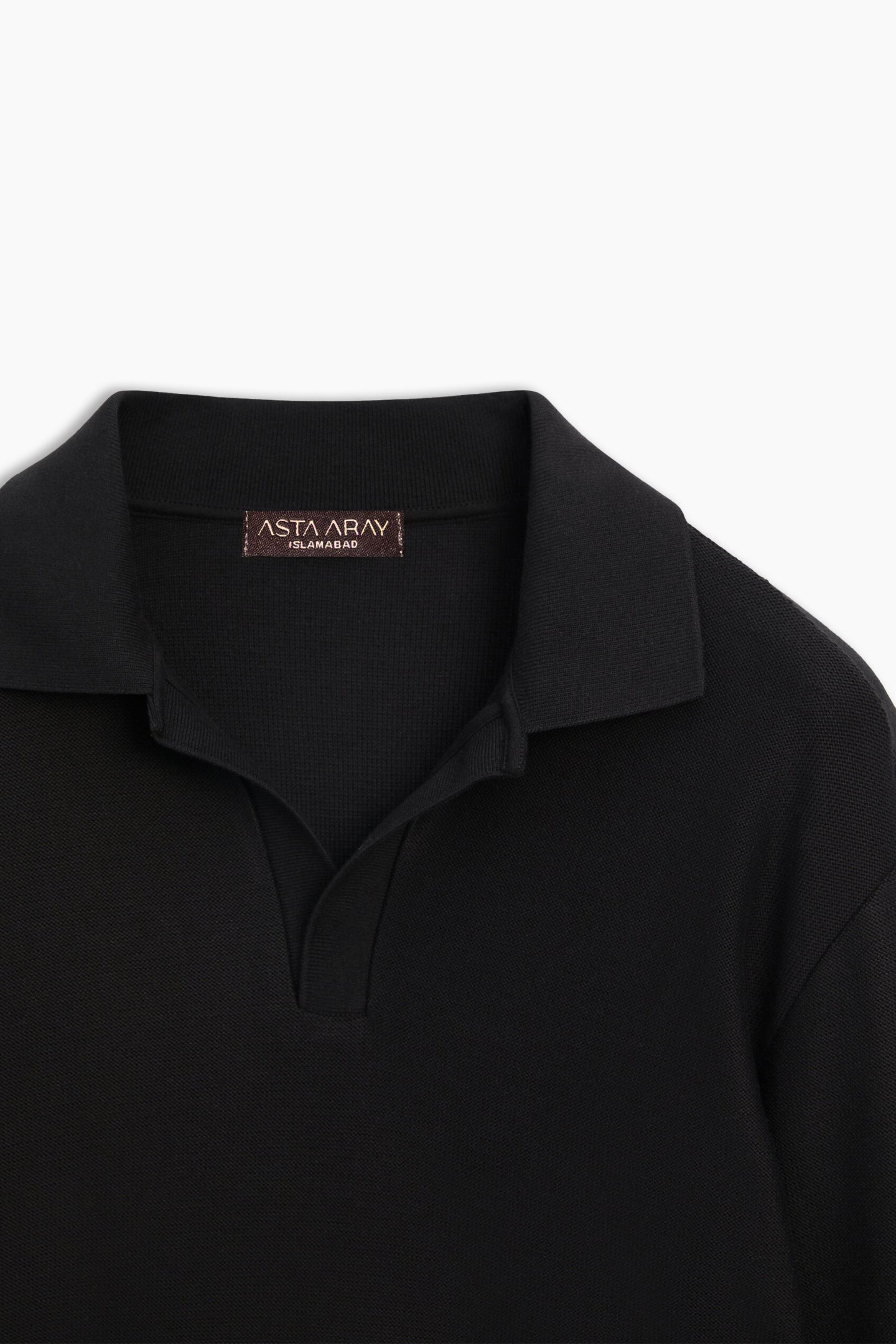 Textured Black Shirt