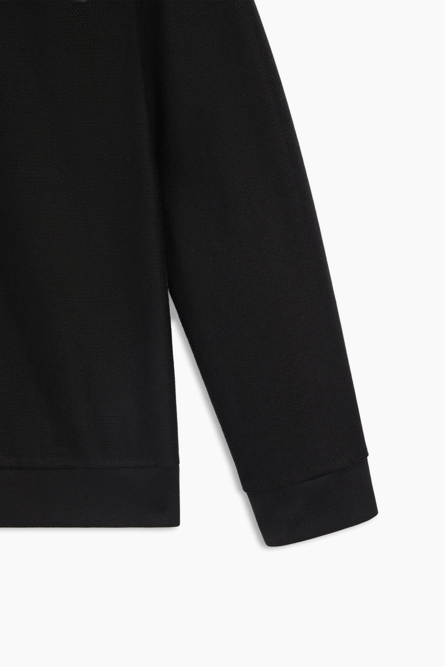 Textured Black Shirt
