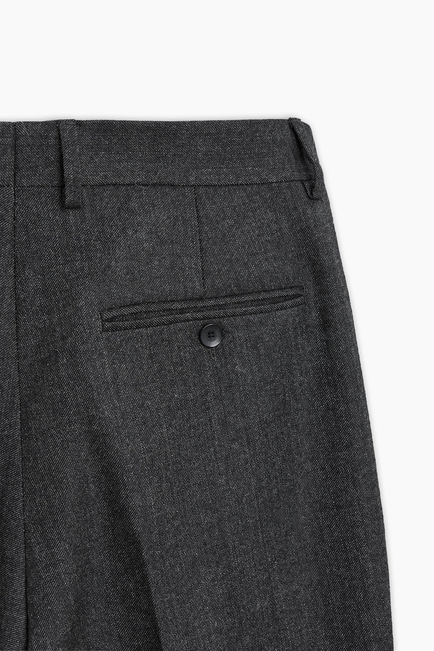 Wool Twill Suit Fit Trousers
