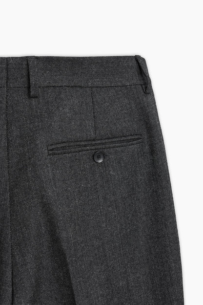 Wool Twill Suit Fit Trousers