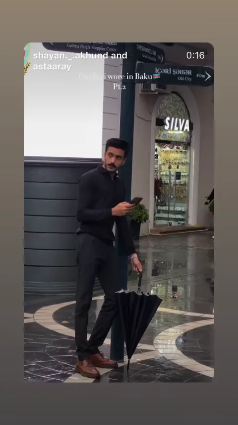 @shayan._.akhund wearing ASTA ARAY
